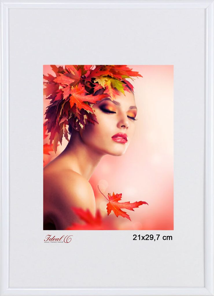 KYOTO Bilderrahmen Kunststoff Lifestyle Foto Rahmen Collage Wanddeko Poster - Farbe: Weiss | Größe: 40x50