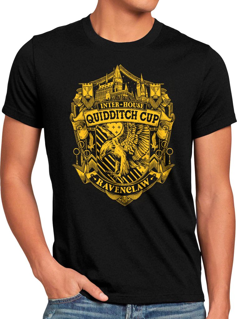 BaumwolleCloud Cup der Klugen Herren T-Shirt eule harry zauberstab besen zauberschule