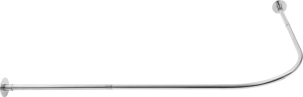 Asta per Tenda Doccia Argento | Resistente e Facile da Pulire 100%