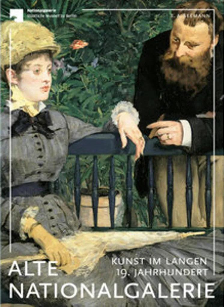 Affiche Alte Nationalgalerie sans reflet pour grand mur lumineux 30x40