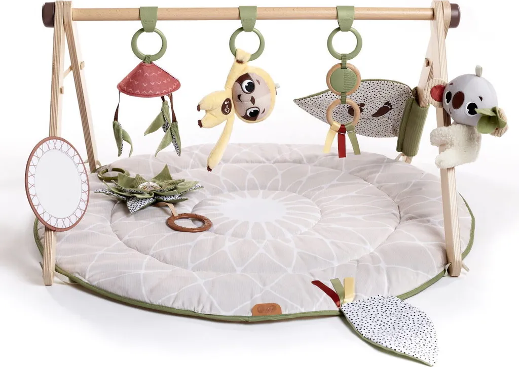 Tiny Love Boho Chic Luxe Babygym - Tapis d'Éveil Musical en Bois Naturel