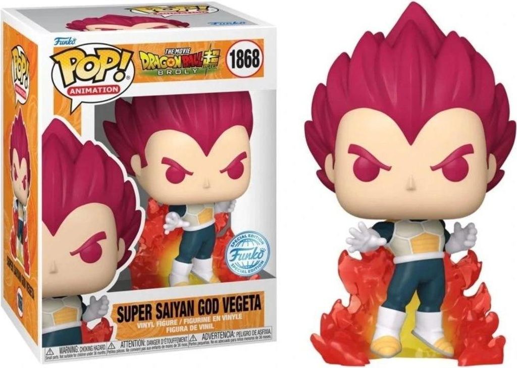 Dragon Ball POP  Animation Figurine Vinyle SSG Vegeta Image du produit 