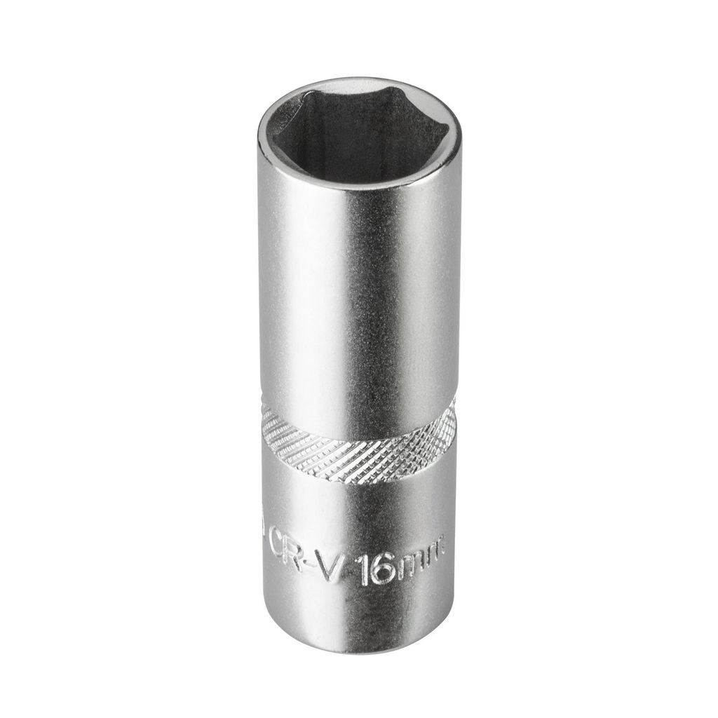 Stecknuss Sechskant 16mm 6 Kant 3/8" lang (CR-V)