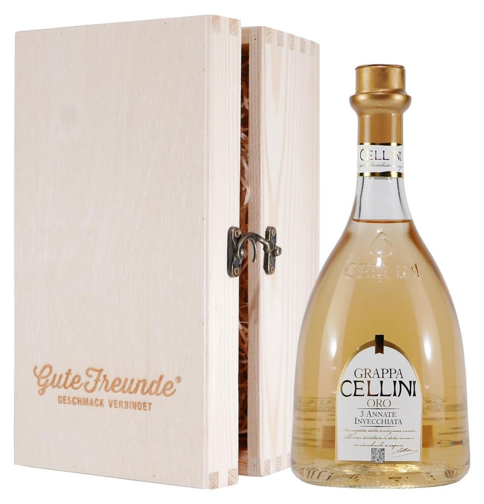 Cellini Grappa Oro mit Geschenk-HK