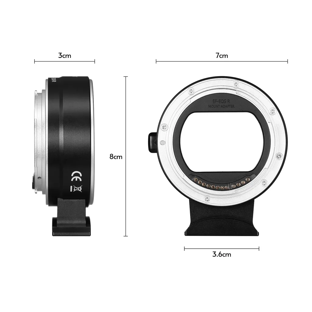 Adaptateur pour monture EF à RF - Utilisez vos objectifs sur EOS R