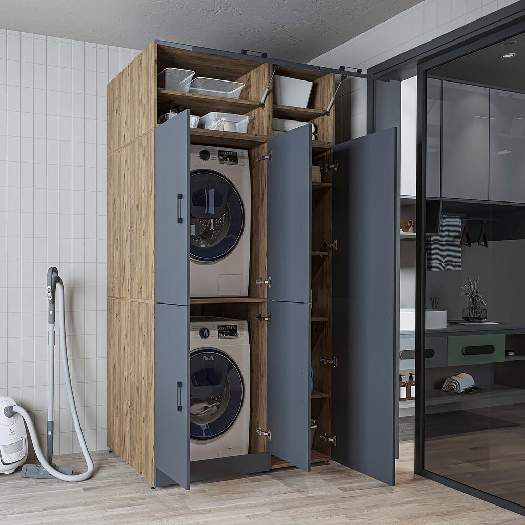 Roomart DORA-II Waschmaschinen-Überbauschrank 115 cm breit, Produktbild 