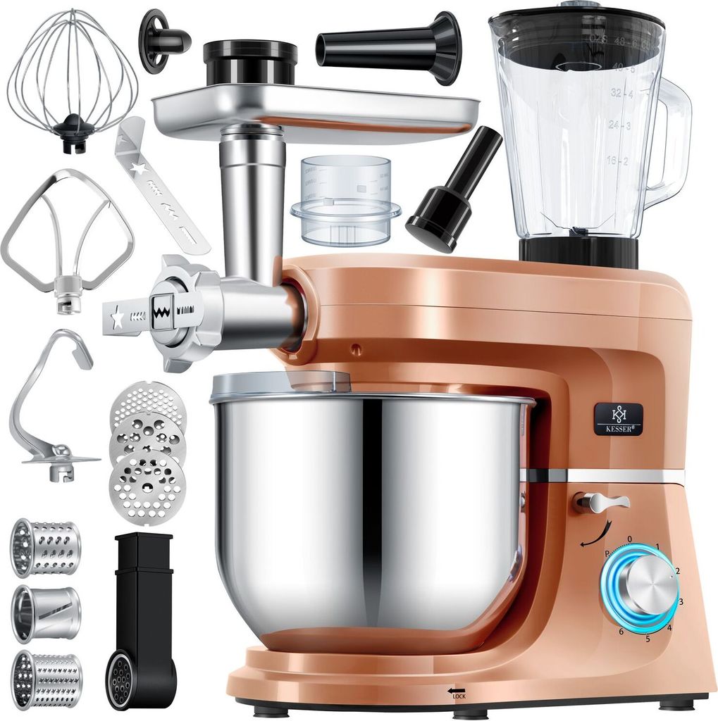 KESSER® 3 in 1 Universal Küchenmaschine K-KM 3000 mit Produktbild 