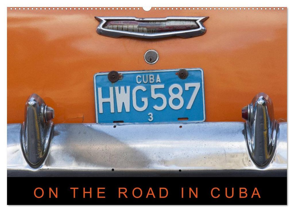 On the road in Cuba (Wandkalender 2027 DIN A2 quer), CALVENDO Monatskalender