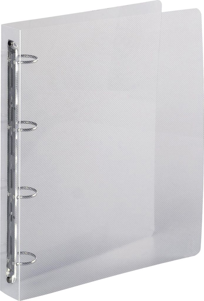 Exacompta 20x Ringbuch PP 700μ 4 Ringen Rücken 40mm Crystal A4 Kristall 51342E