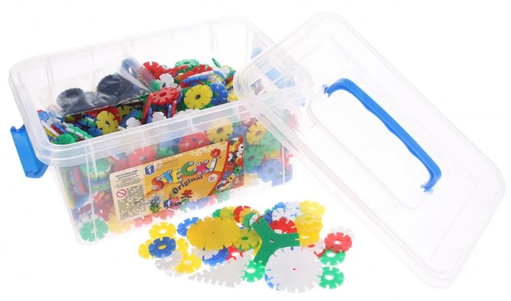 Jeu de construction de disques emboîtables Stecki Feuchtmann en boîte