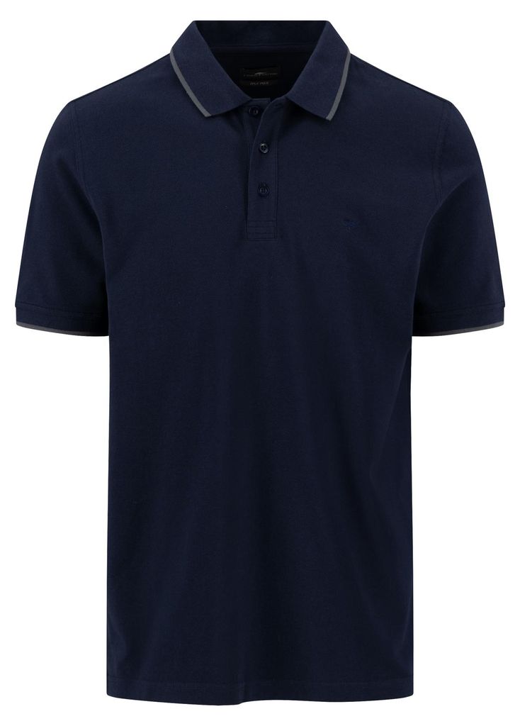 FYNCH-HATTON Polo, 2 ply, solid p 685 navy L