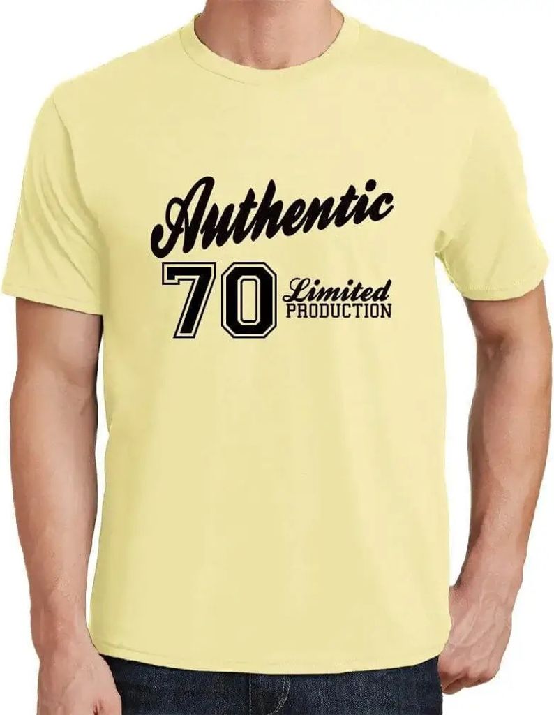 Herren Grafik T-Shirt 70 authentisch – 70 Authentic – Geschenk 70. Geburtstag Jahrestag 70 Jahre Jubiläum 70 Jährige Mann Jahrgang 1954 Kurzarm