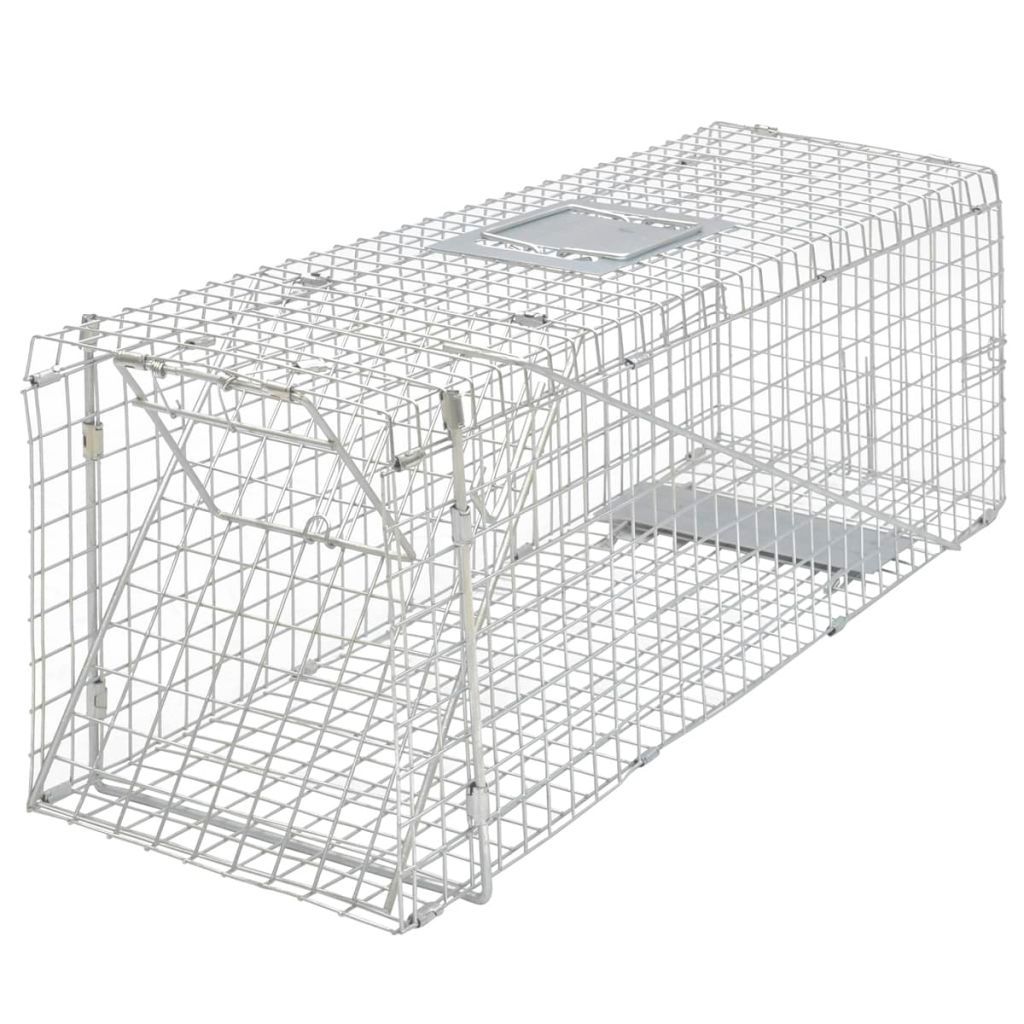 vidaXL Piège vivant galvanisé 80 cm Image du produit 