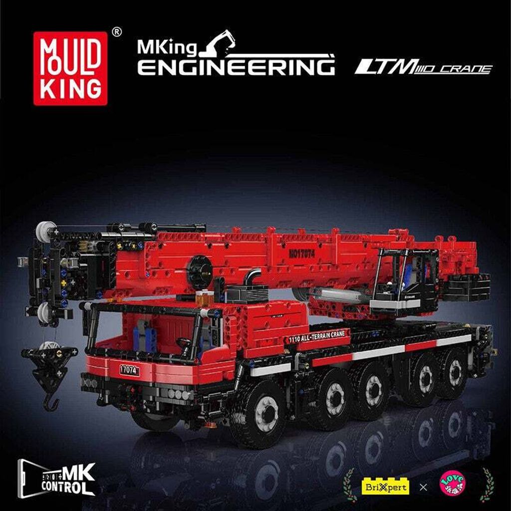Mould King17074  Kran Moc Klemmbausteine 3218 Teile Produktbild 