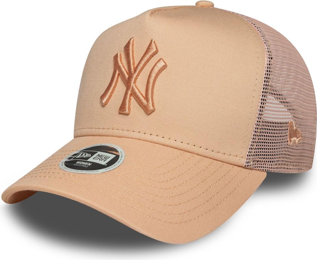 New Era Women MLB 9FORTY Trucker Cap New York Yankees pastel orange