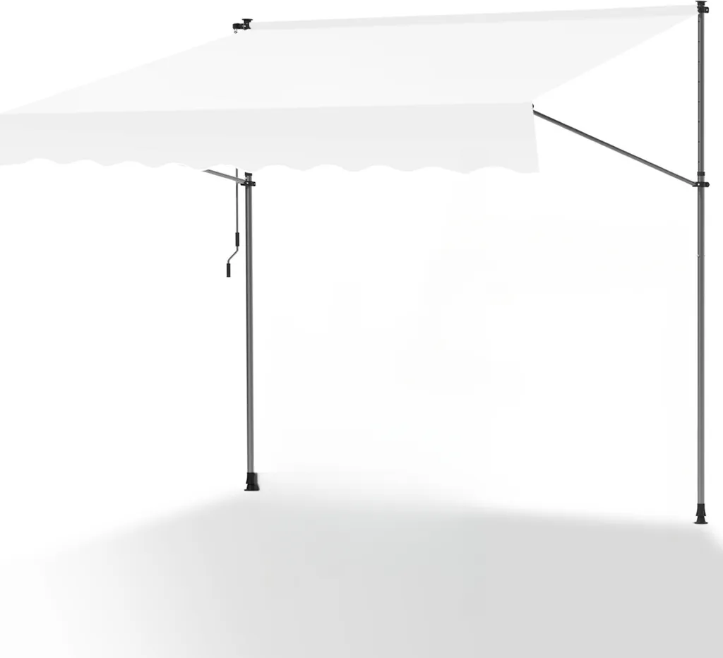 Tenda da Sole Balcone 150cm Crema: Design Minimal e Schermo UV