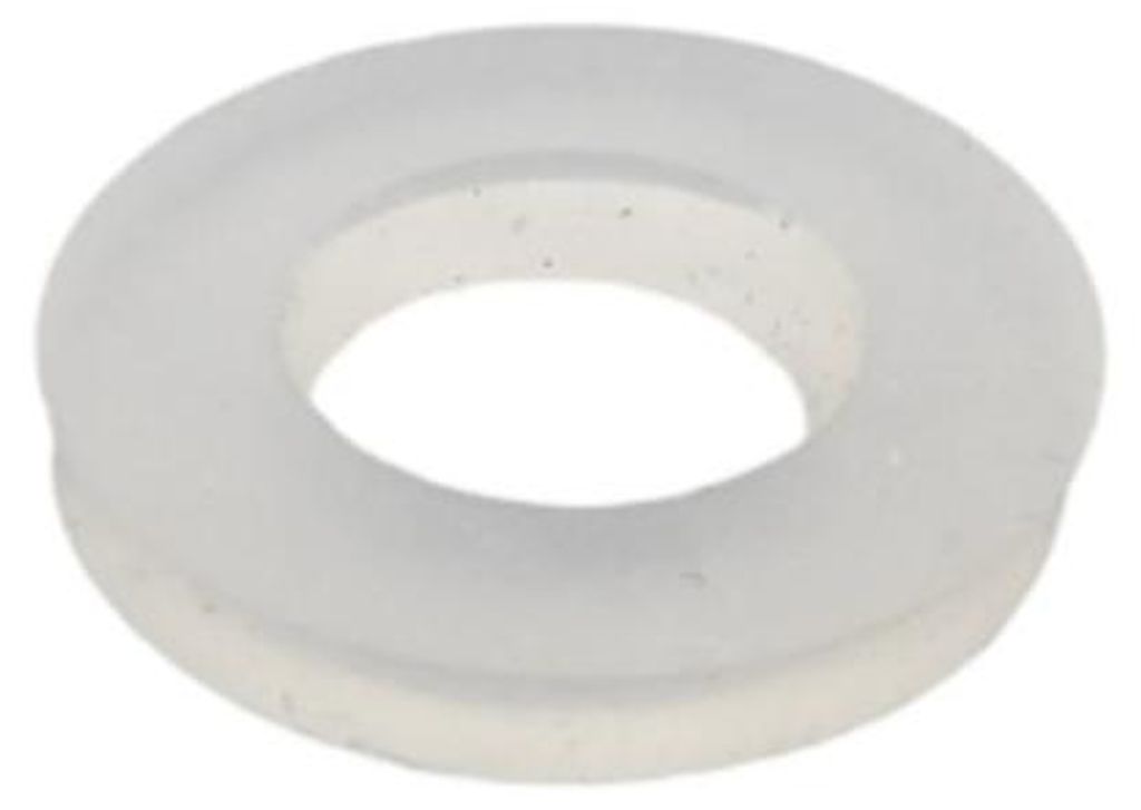 10 Stück Flachdichtung Silikon, 2 mm, transparent 3/8 Zoll Produktbild 