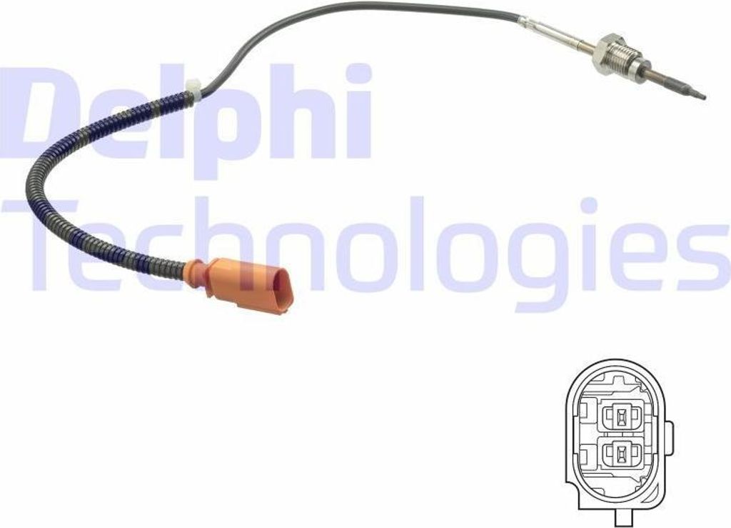 DELPHI TS30175 Abgastemperatursensor für VW CRAFTER 30-50 Kasten (2E) 385mm