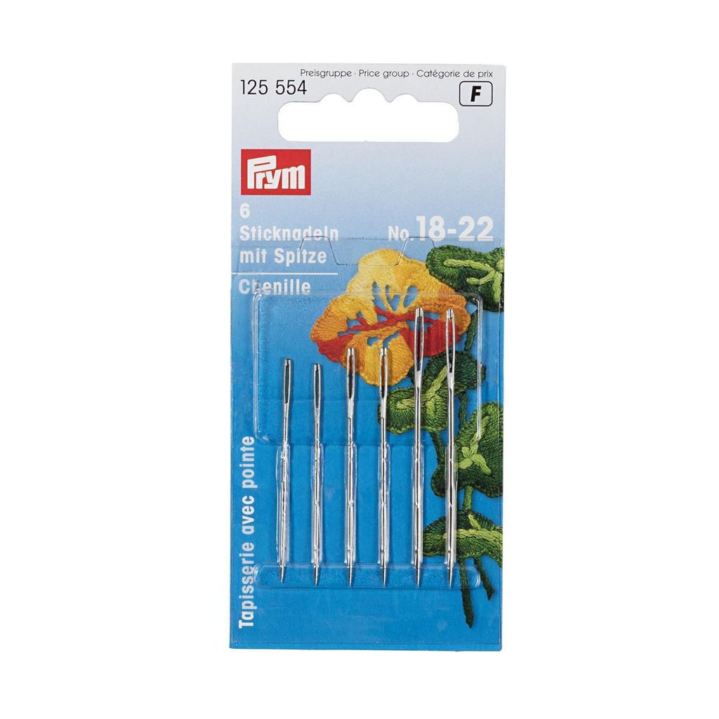 Prym 11255540, Szycie ręczne, Igła szenilowa, 18, 19, 20, Zdjęcie produktu 