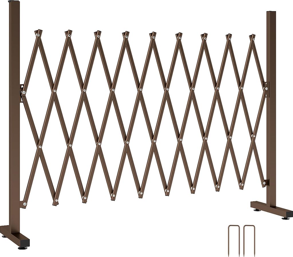 Outsunny Scherengitter Absperrgitter ausziehbar 31-250cm Produktbild 