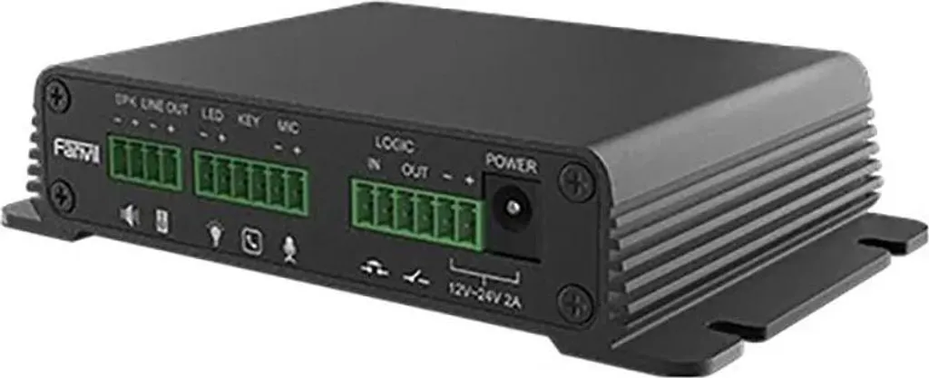 Fanvil PA2S Gateway SIP Paging - Prezzo Speciale Alluminio Nero