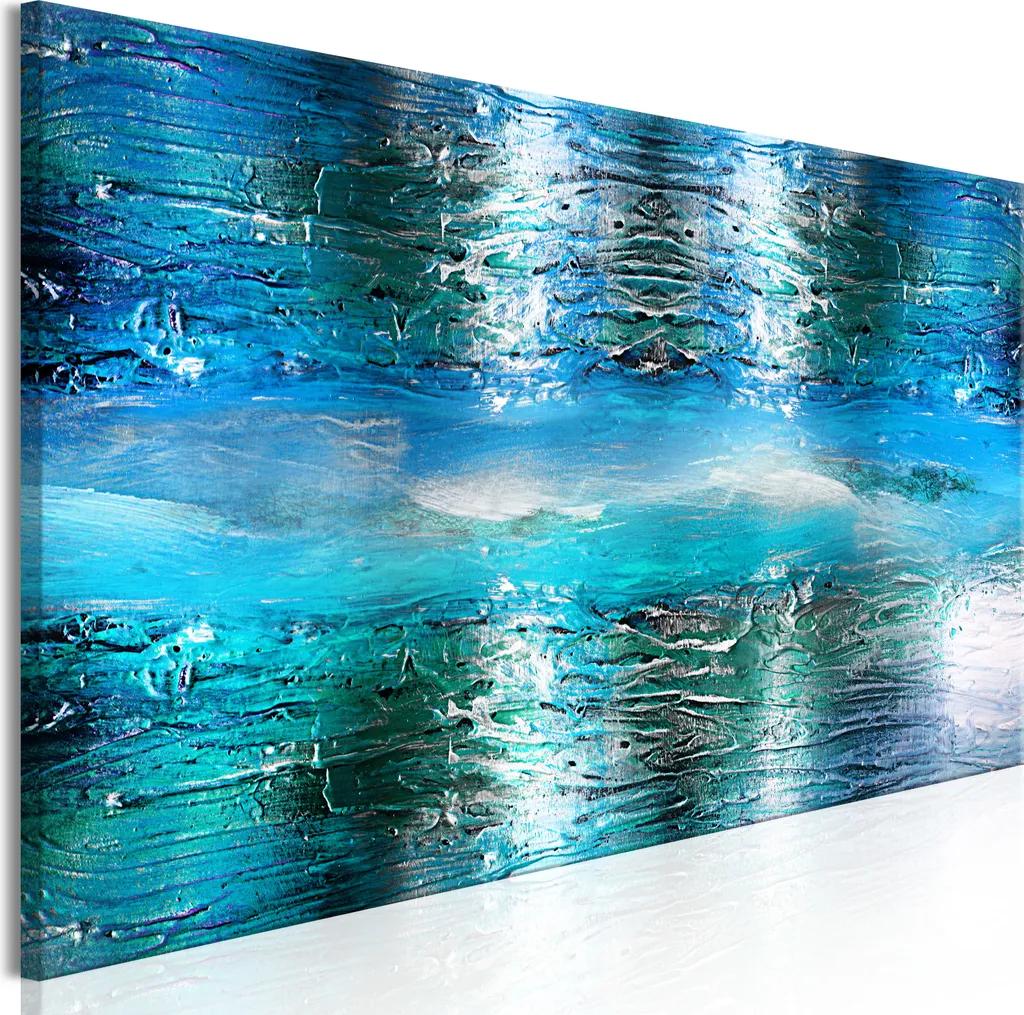 Tableau pour Salon ou Bureau - Art Mural Abstrait sur Toile 150x50 cm