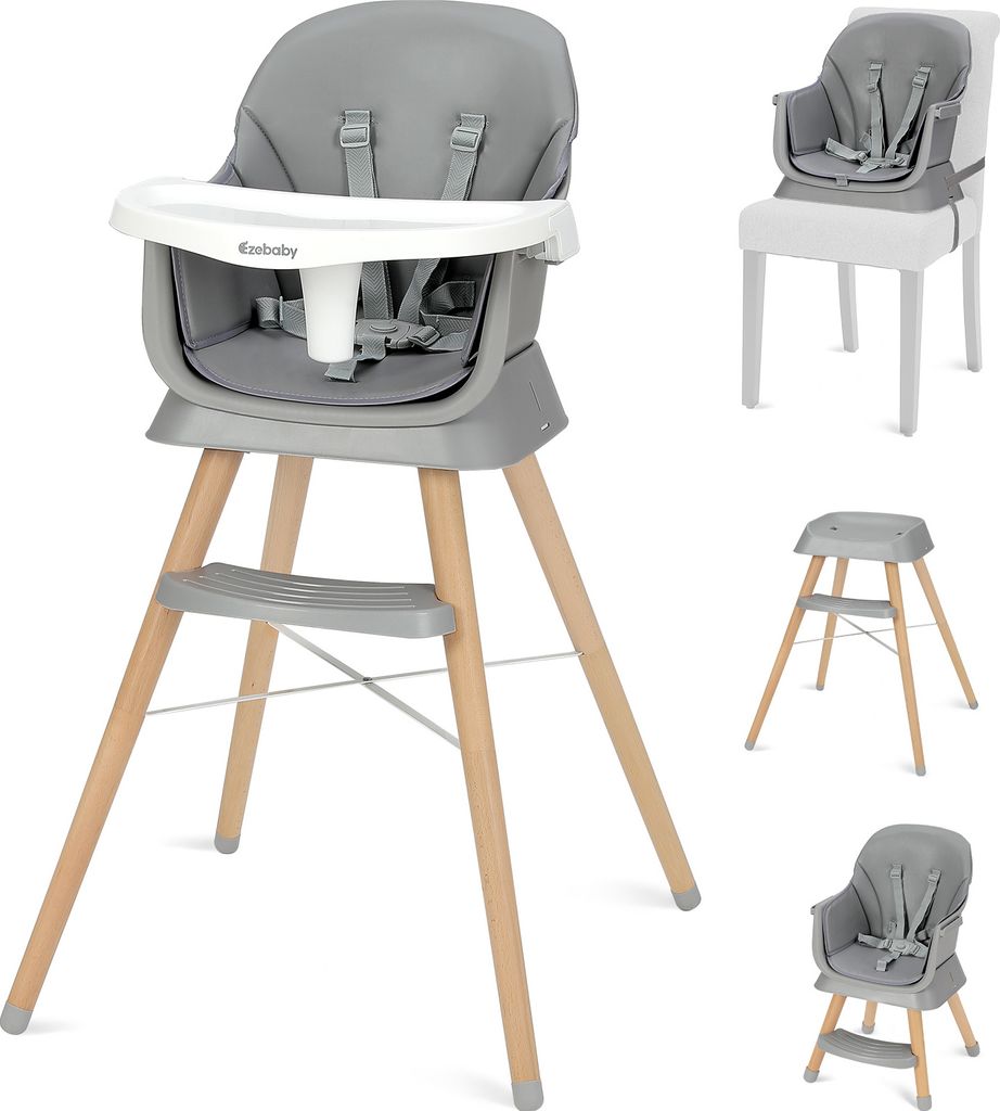 Ezebaby Hochstuhl Baby Sitzerhöhung Kinderstuhl 6-in-1 Produktbild 1