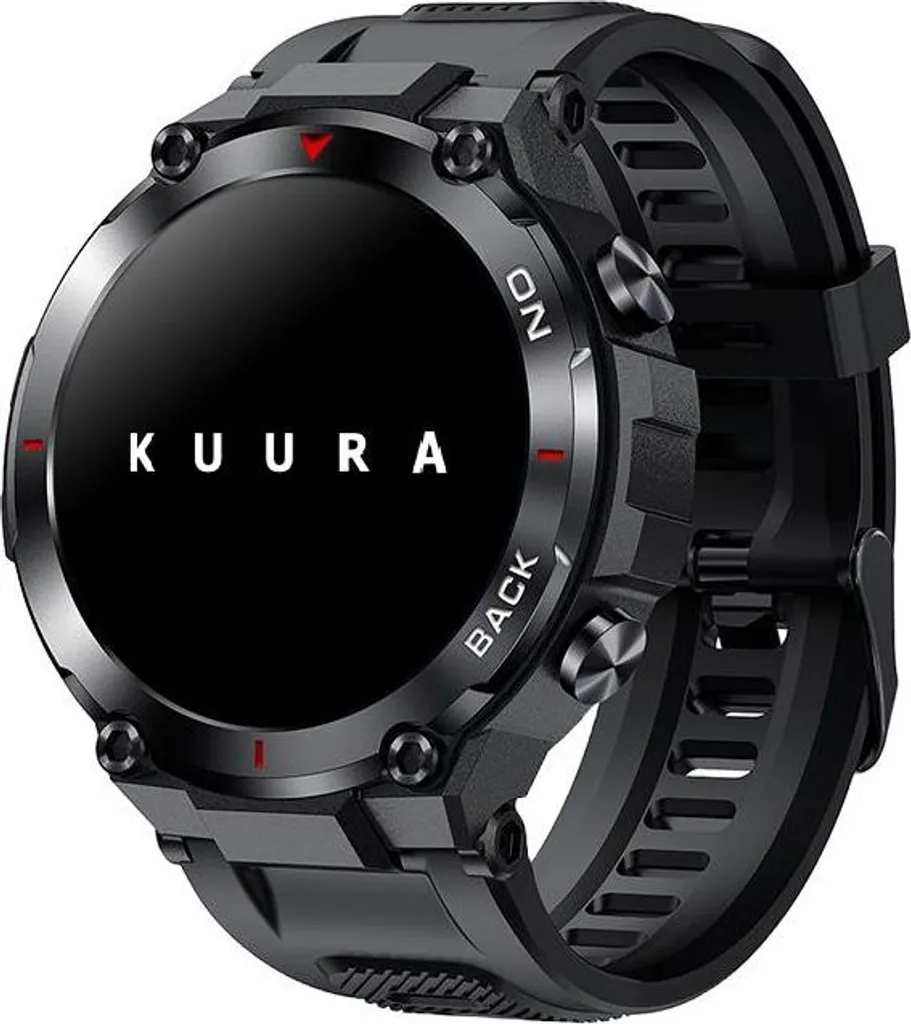 Kuura S5 GPS V3 Montre Sportive avec Suivi Cardiaque et GPS Intégré