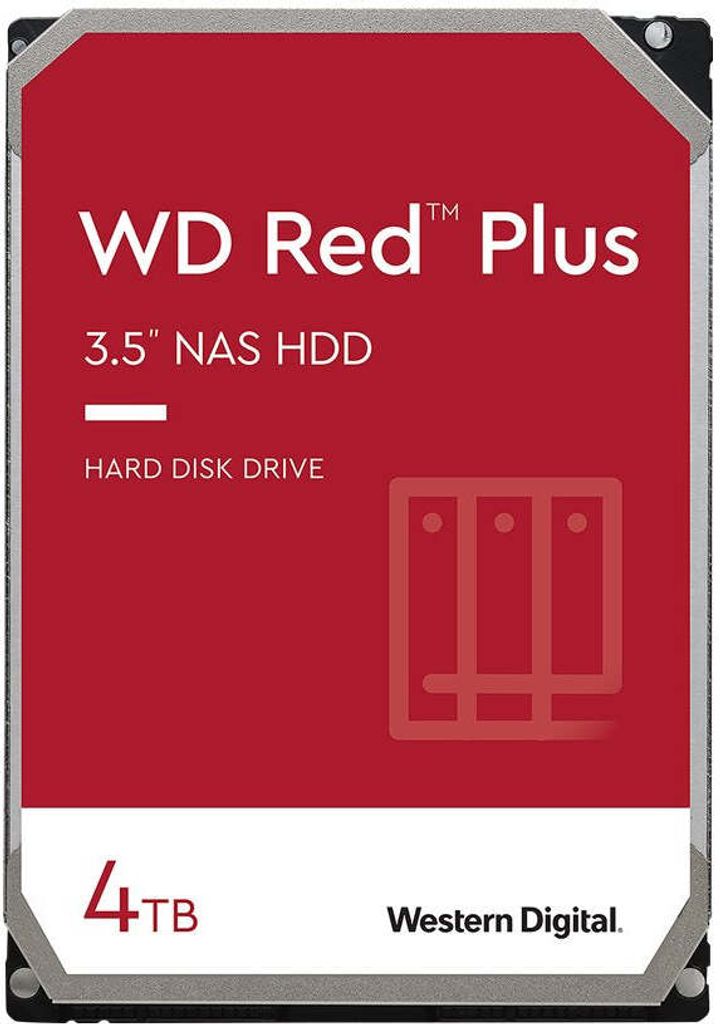 WD Red™ Plus NAS 3.5-Zoll-Festplatte 4 TB, 5400 U/min, SATA Zdjęcie produktu 