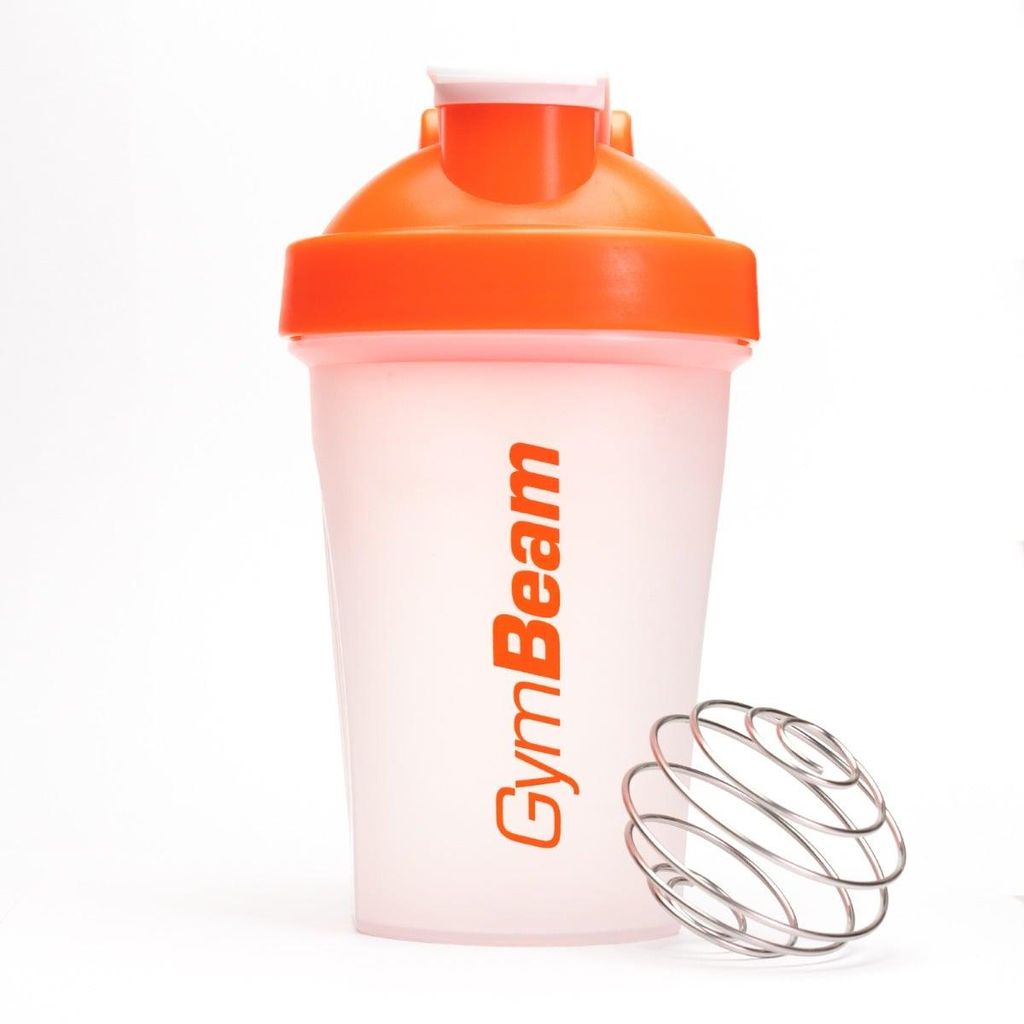 GymBeam - Blend Shaker 400ml in Transparent-Orange Produktbild 