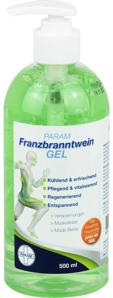 PARAM Franzbranntwein Gel Pump-Spender, 500 ml Gel Produktbild 