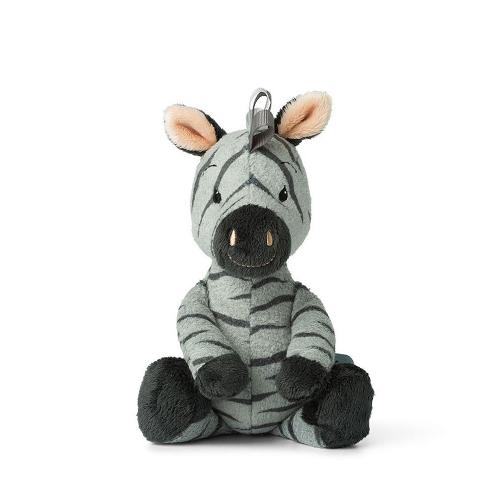Klub mláďat WWF - Zebra Ziko (šedá, 22 cm) s rolničkou, Obrázek produktu 