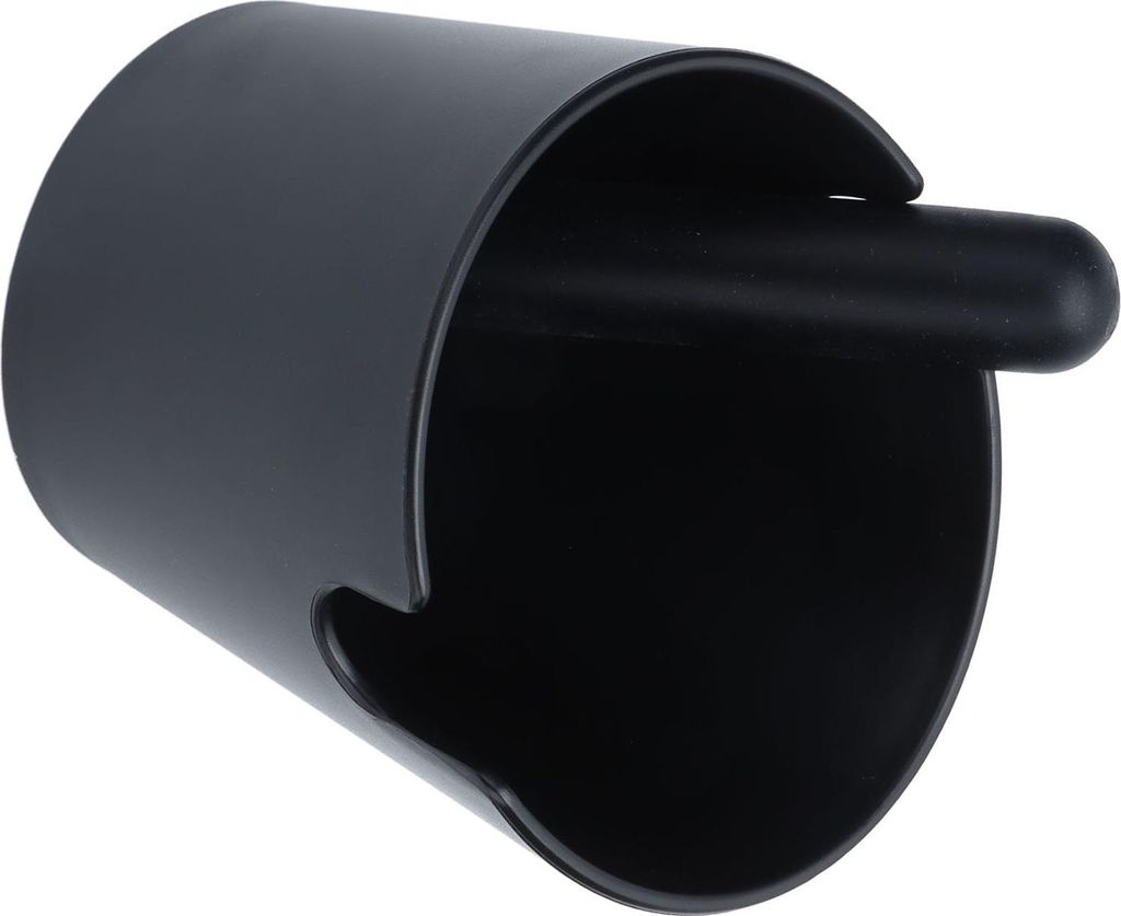 Bevel Connection Coffee Knock Box Black Mini Grounds Knock Box mit Knock Bar Coffee Dump Bin Container
