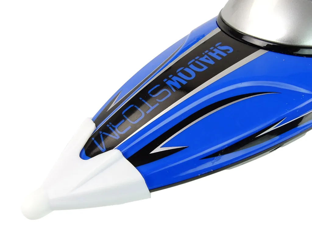 Bateau Télécommandé Rapide Bleu 2.4G - Jouet Nautique de Course RC