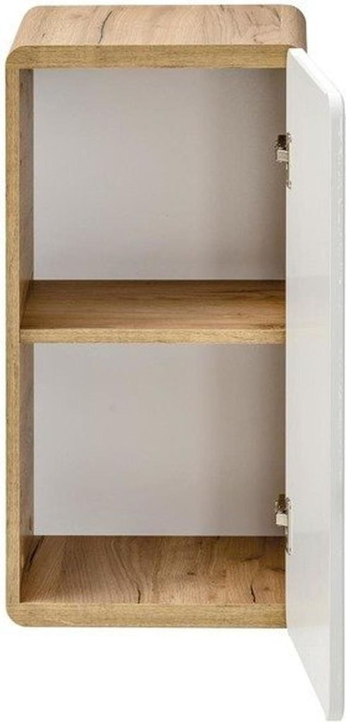 Aruba Badezimmerschrank – 35x20x75 Cm, Wandmontage, Mit Soft-Close Tür, Weiß