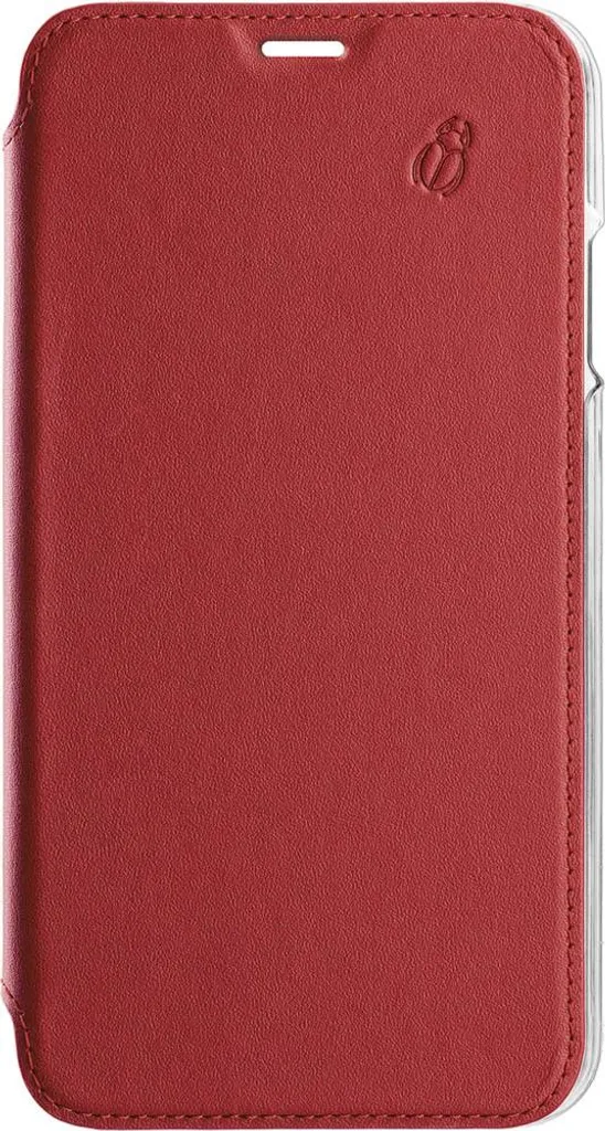 Protection cuir iPhone 12 Pro Max rouge pour usage professionnel chic