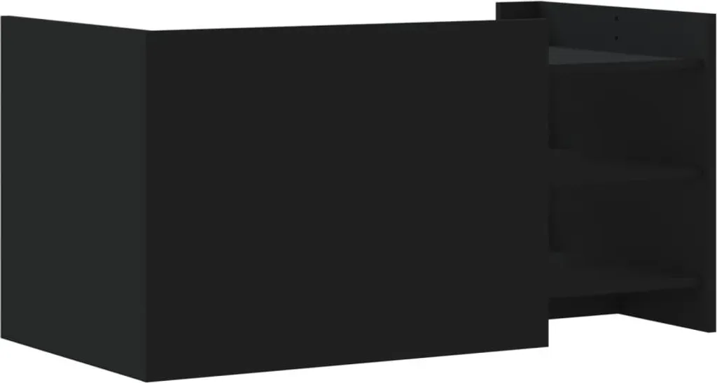 Maison Exclusive Tavolino Soggiorno Nero 100x50x50 | Robusto Legno - 6