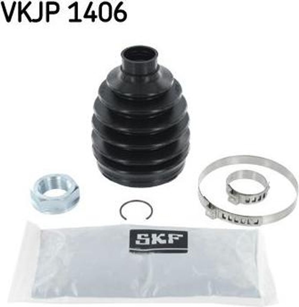 SKF VKJP 1406 Manschettensatz, Antriebswelle OE 3293G5 kompatibel mit C3, DS3, 208, Clio, Kangoo, Modus, Twingo