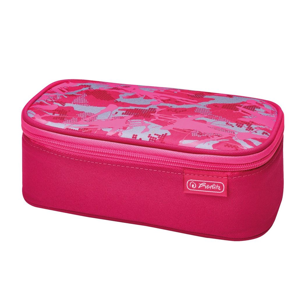 Herlitz Schlamper-Etui be.bag BEATBOX "Camouflage" pink