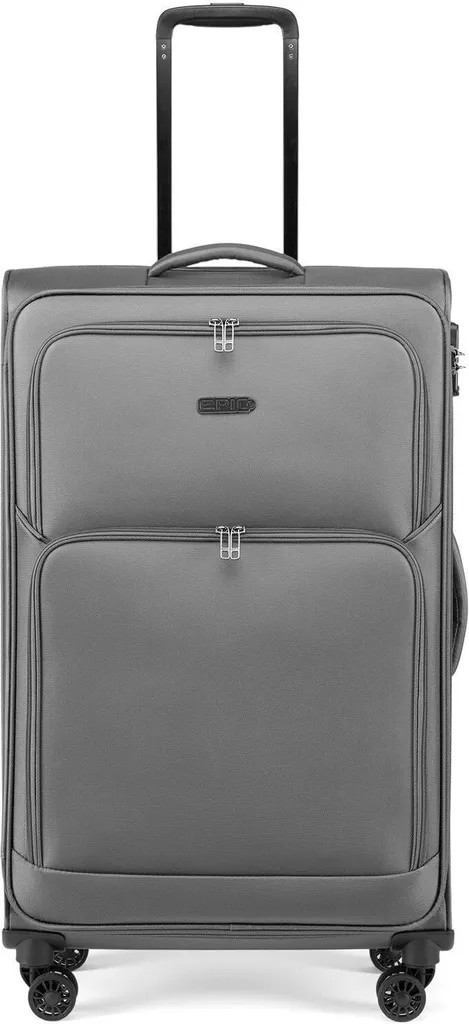 Valise de Voyage EPIC Dynamo 4X Gris Foncé 79cm - Bagage Souple 4 Roues