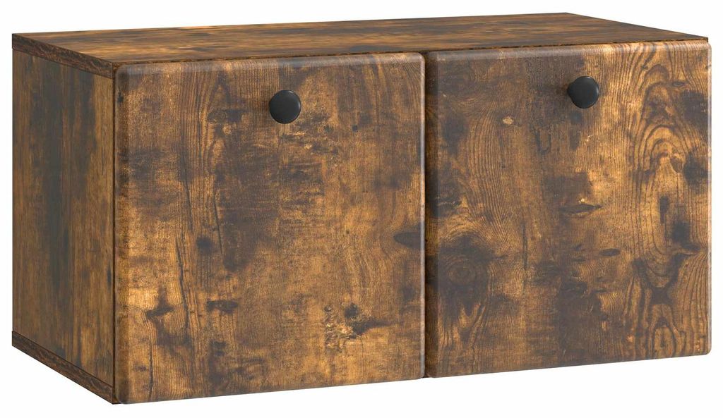 "2026 Moderne"Wandmontierter TV-Schrank( 1PC) - moderne Fernsehschrank - Medienmöbel - Geräucherte Eiche 59,5x31x30cm - TV-Schränke DEMöbel477579