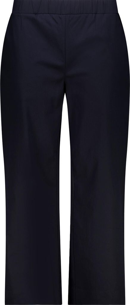 monari Culotte-Hose Gr. 38 marine mit elastischem Bund und seitlichen Taschen