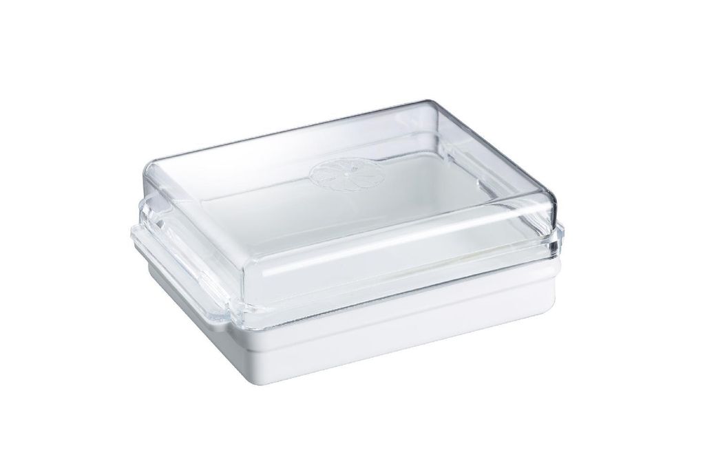WESTMARK Butterdose Kunststoff 13x9x4,6cm weiß Produktbild 