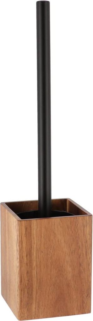 TENDANCE | Toilettenbürste - Toilettenbürstengarnitur - 9 x 9 x 37 cm - Braun - Klobürste - Akazienholz