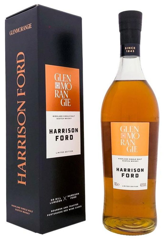 Glenmorangie Harrison Ford + Box 700ml 46,5% Vol. Produktbild 