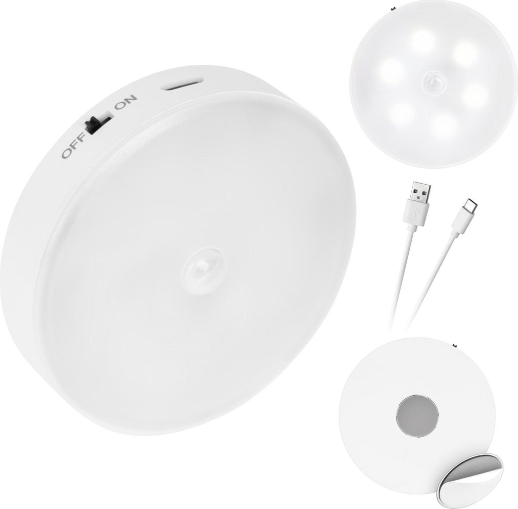 LED-Nachtlampe Akku Bewegungssensor Magnet Rebel