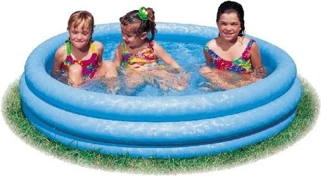 Intex Aufblasbarer Pool Crystal Blue - Durchmesser 147 x 33 Produktbild 