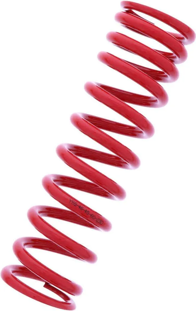 Ressort de suspension YSS rouge pour amortisseur moto haute performance
