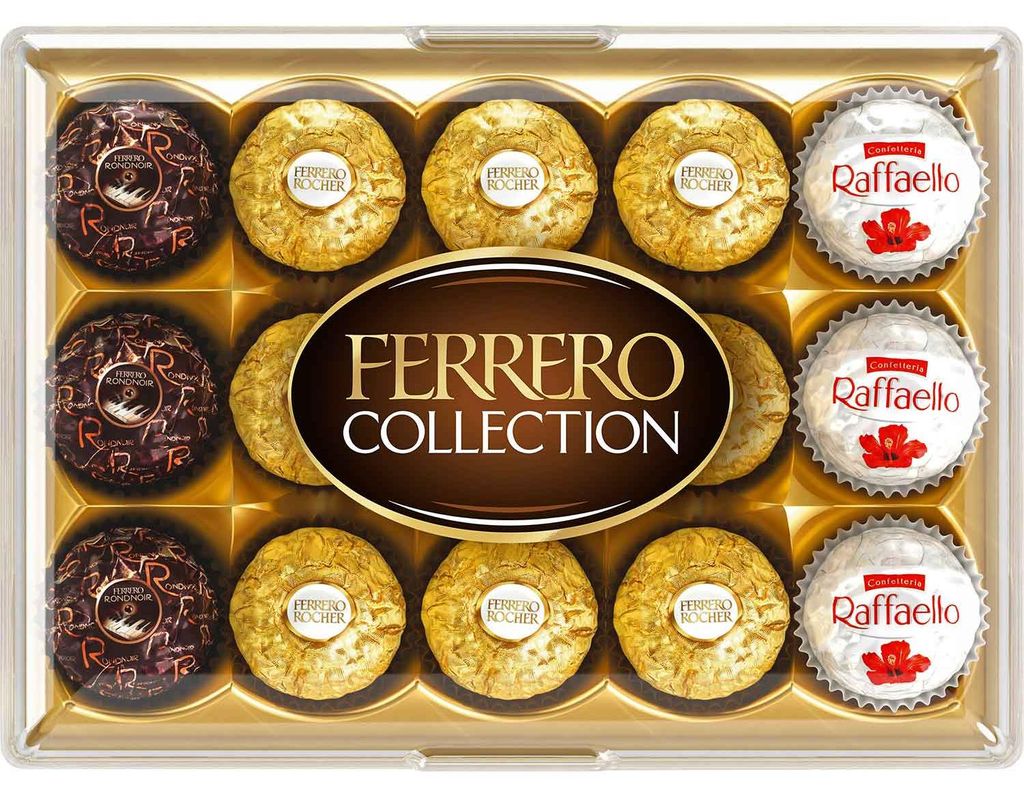 Ferrero Collection 15 jednotlivě balených čokolád 3 různé Obrázek produktu 