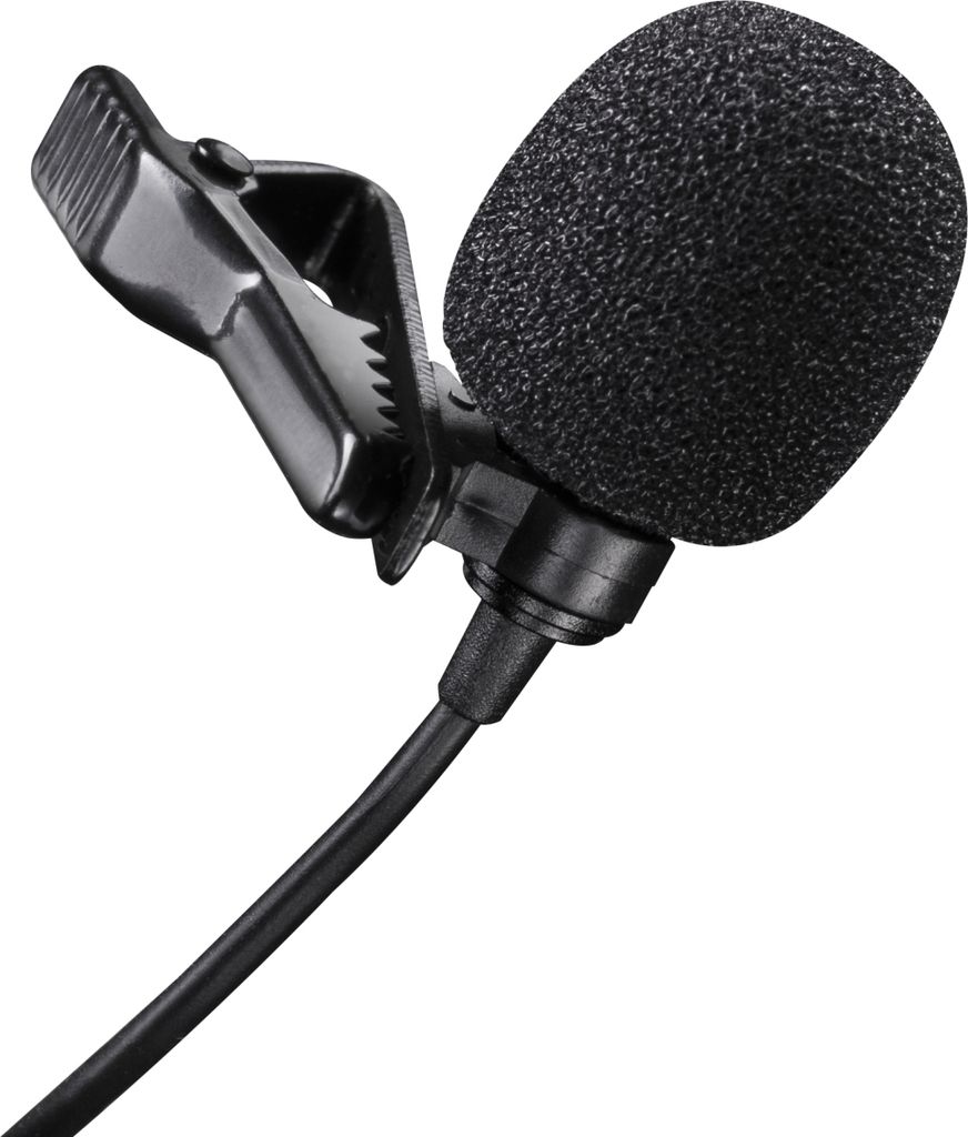 Walimex pro Lavalier Ansteck Mikrofon Boya LM10 für Smartphone/DSLR - 109 x 82 x 19 mm - mit 3,5 mm Klinke, Windschutz und Clips - kompatibel mit ...